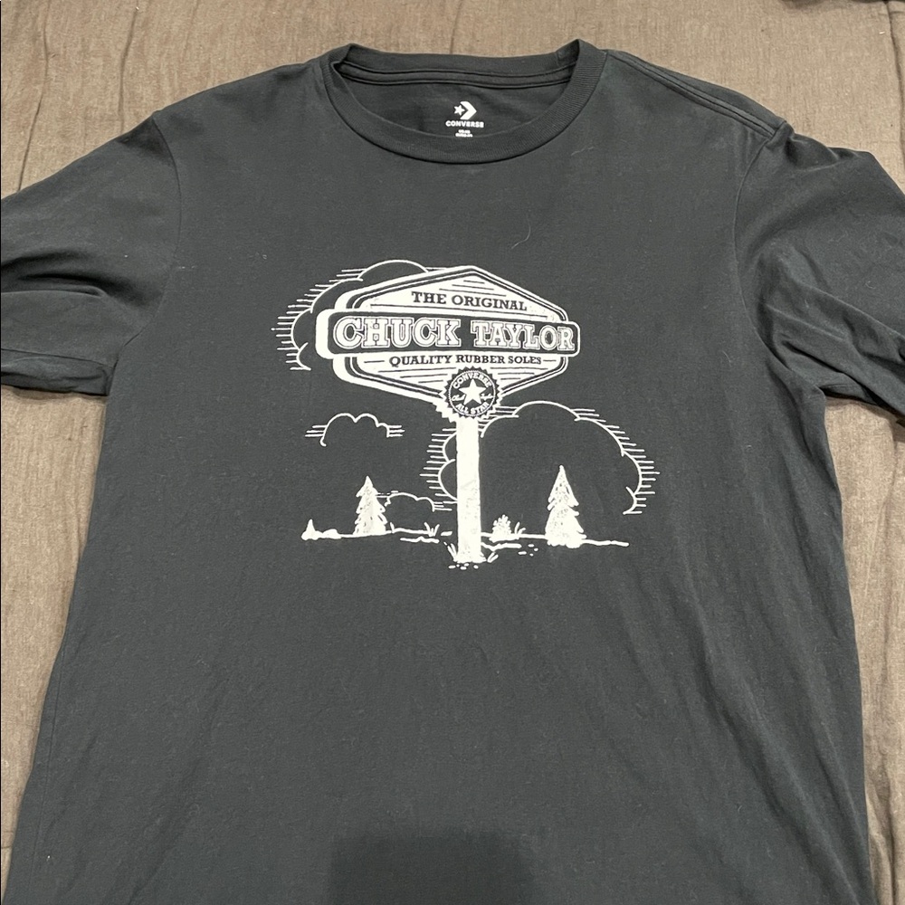 Converse Black Crew Neck T-Shirt